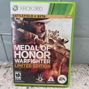 Xbox 360 Medal of Honor Warfighter Limited Edition Video Game Complete Disc‎